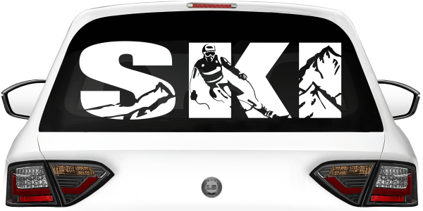 Preview: Fahrzeugdekor Ski