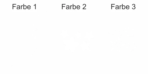 untes Wandtattoo mit Blumenwind Ornament - Ansicht Farbauswahl