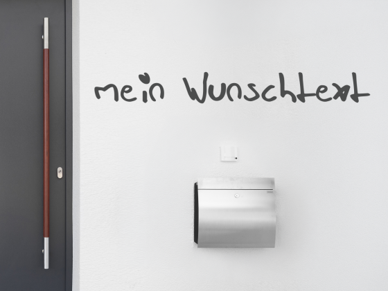 Fassadenbeschriftung Wunschtext | 12