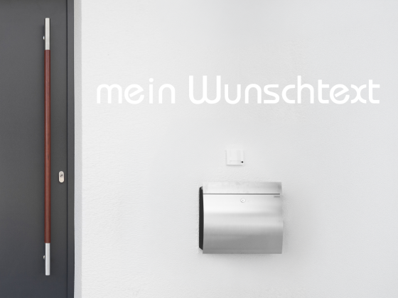 Preview: Fassadenbeschriftung Wunschtext | 18