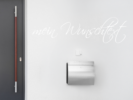 Preview: Fassadenbeschriftung Wunschtext | 2