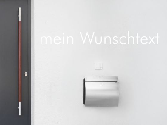 Preview: Fassadenbeschriftung Wunschtext | 22