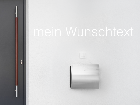 Preview: Fassadenbeschriftung Wunschtext | 25