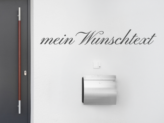 Fassadenbeschriftung Wunschtext | 3