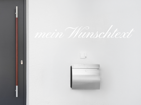 Preview: Fassadenbeschriftung Wunschtext | 3