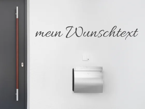 Fassadenbeschriftung Wunschtext | 4