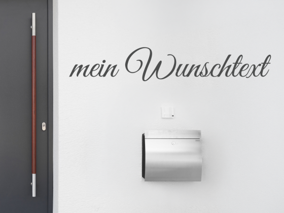 Fassadenbeschriftung Wunschtext | 4