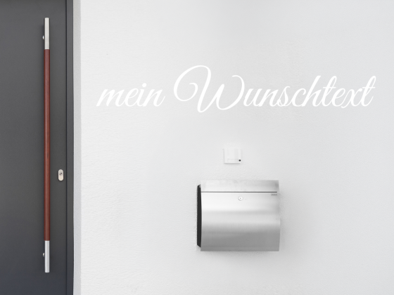 Preview: Fassadenbeschriftung Wunschtext | 5