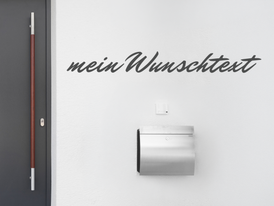 Aufkleber für FFassadenbeschriftung Wunschtext | 7assaden Wunschtext Nr. 5