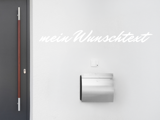 Preview: Fassadenbeschriftung Wunschtext | 7