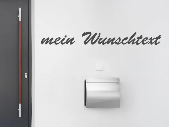 Fassadenbeschriftung Wunschtext | 9