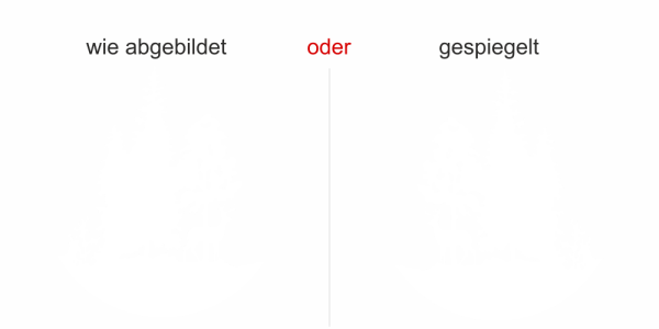Preview: Außenwandtattoo Hirsch im Wald