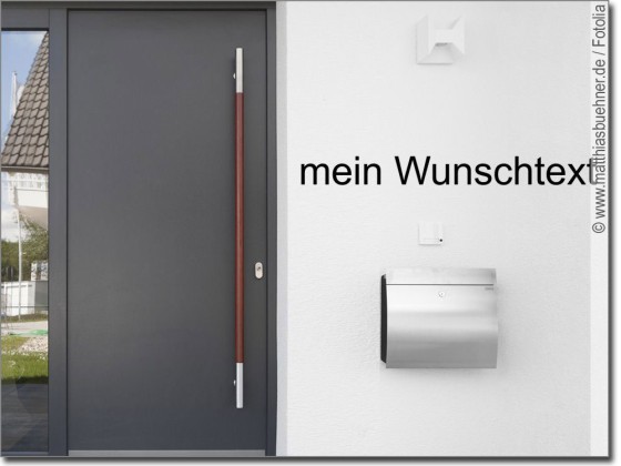 Preview: Außenwandtattoo Wunschtext Nr. 27