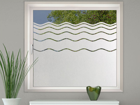 Preview: Fenster Folie Sichtschutzwellen