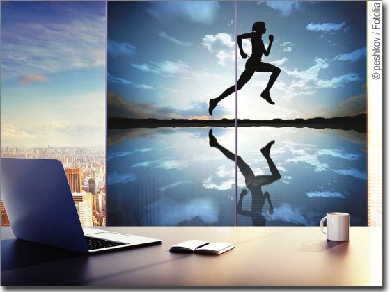 Preview: Fenster Foto Laufen Preview: Fenster Foto Laufen