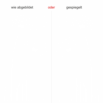 Preview: Fensteraufkleber Pusteblume Preview: Fensteraufkleber Pusteblume - Ansicht Ausrichtung und Farbauswahl