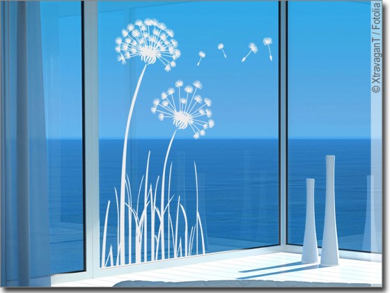 Preview: Fensteraufkleber Pusteblume Preview: Fensteraufkleber Pusteblume