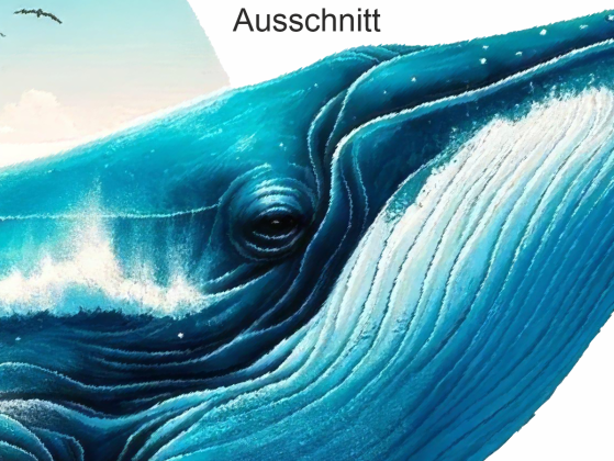 Preview: Fensteraufkleber Wal mit Ozean und Insel Preview: Fensteraufkleber Wal mit Ozean und Insel