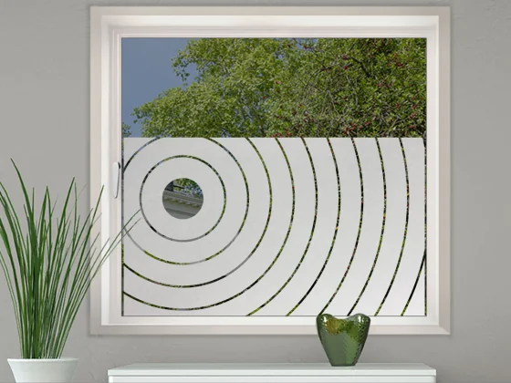 Fensterbanner Kreismotiv