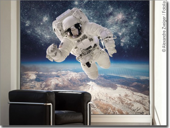 Preview: Fensterbild Astronaut
