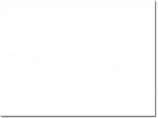 Fensteraufkleber Blumen mit Schmetterling