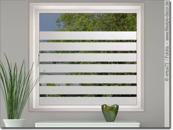 Preview: Fensterdekorfolie Streifen 10/3 cm Preview: Fensterdekorfolie Streifen 10/3 cm