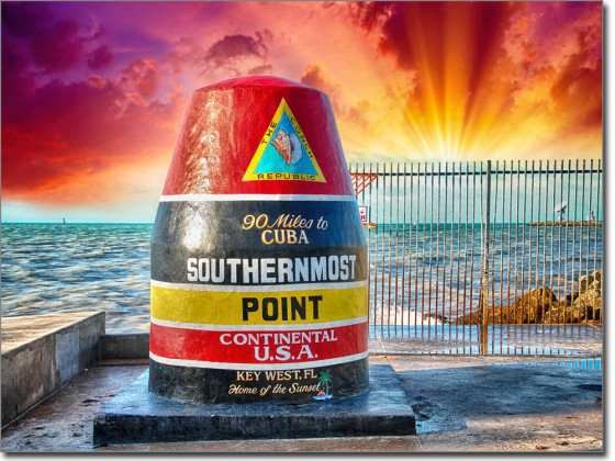 Preview: Fensterfolie Southernmost Point Key West