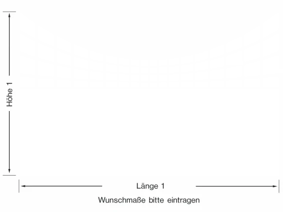 Selbstklebende Fensterfolie mit geometrischer Form - Ansicht Ausrichtung mit Farbauswahl