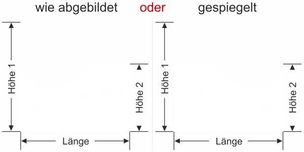 Preview: milchige Glasfolie als Sichtschutz fürs Küchenfenster - Ansicht Ausrichtung mit Farbauswahl Vorschlag 1