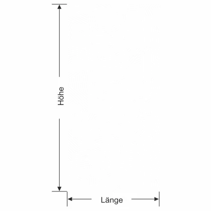Fensterfolie Linienmosaik - Ansicht Farbauswahl und Anleitung zur Größenberechnung