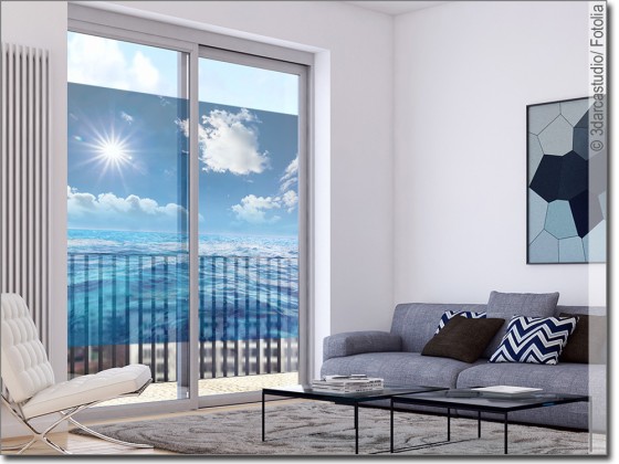 Preview: Fensterfolie Meerblick