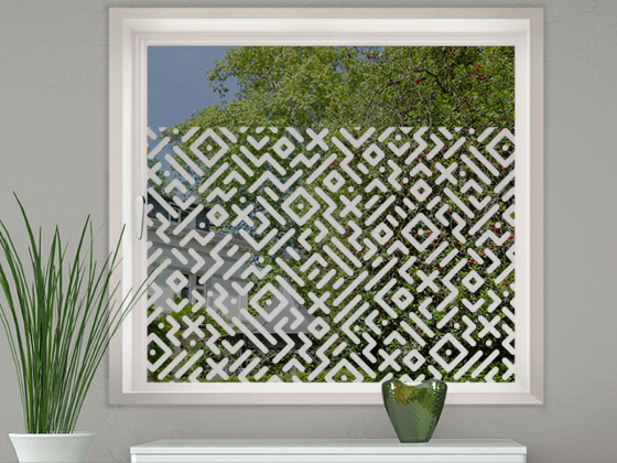 Preview: Fensterfolie Pixelmuster