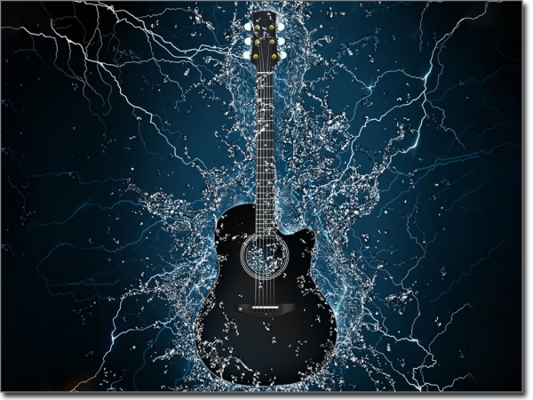 Preview: Fensterfolie Rock Gitarre Preview: Fensterfolie Rock Gitarre