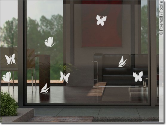 Preview: Glasdekorfolie Schmetterlingstraum Preview: Glasdekorfolie Schmetterlingstraum