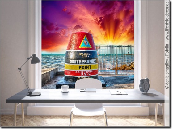 Preview: Fensterfolie Southernmost Point Key West