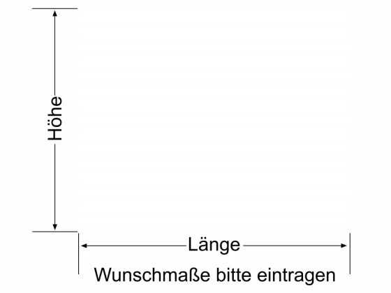 Fensterfolie Streifen 3/1 - Ansicht Farbauswahl und Anleitung zur Größenberechnung