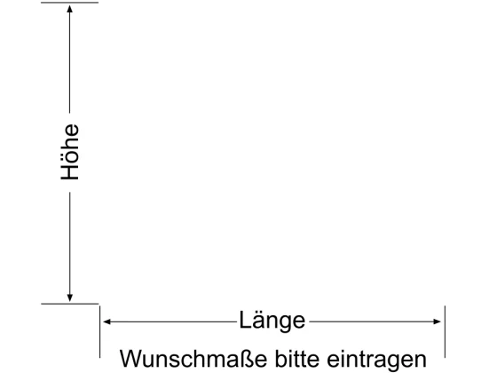 Fensterfolie Streifen 5/5 - Ansicht Farbauswahl und Anleitung zur Größenberechnung