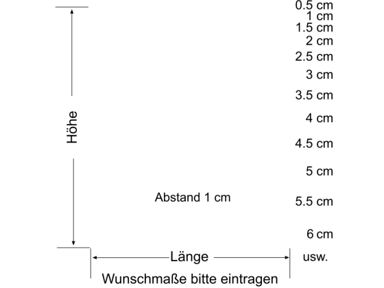 Preview: Fensterfolie Streifen Verlauf Preview: Fensterfolie Streifen Verlauf - Ansicht Farbauswahl und Anleitung zur Größenberechnung