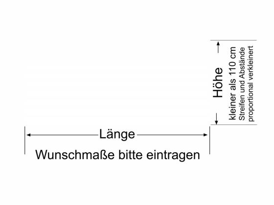 Preview: Fensterfolie Verlauf - Ansicht Farbauswahl und Anleitung zur Größenberechnung