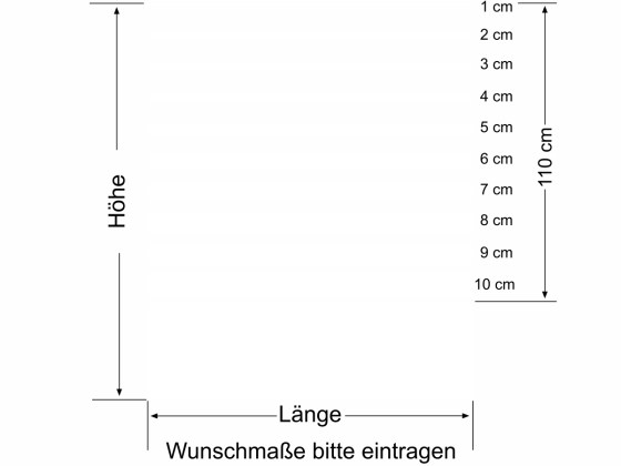Preview: Fensterfolie Verlauf - Ansicht Farbauswahl und Anleitung zur Größenberechnung