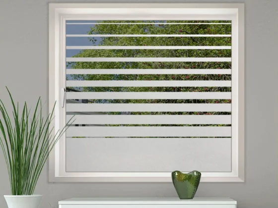 Fensterfolie Verlauf