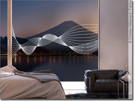 Preview: Fensterfolie Wellen Preview: Fensterfolie Wellen