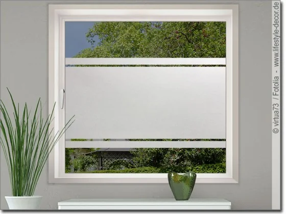 Fensterfolie Zwei Streifen 5/1