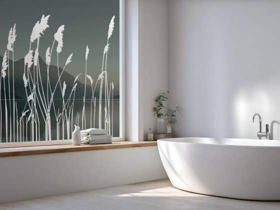 Preview: Fenstersticker Wildgräser