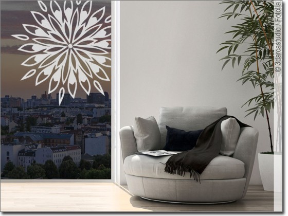 Preview: Fenstertattoo Hindu Mandala