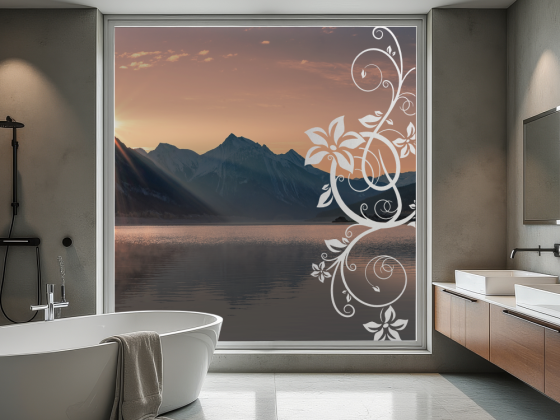 Preview: Fenstertattoo Stilvolles Ornament 2