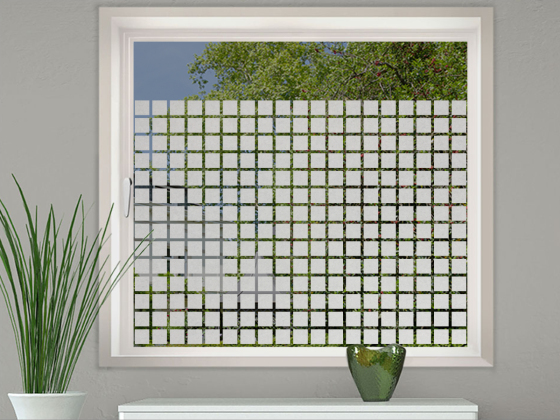 Folie für Fenster Quadrate