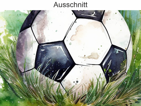 Preview: Glas Folien Fotodruck Fußball Preview: Glas Folien Fotodruck Fußball