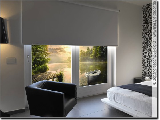 Preview: Fotofolie Boot auf dem Fluss