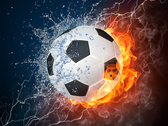 Preview: Fotofolie Brennender Fußball Preview: Fotofolie Brennender Fußball